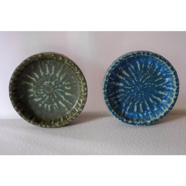 Scandinavian Art Pottery Birka Bowls by Gunnar Nylund from Rörstrand, Sweden, 1960s, Set of 2 For Sale - Image 15 of 15