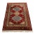Indian Kazak Style Wool Carpet, 9' 7" X 6' For Sale