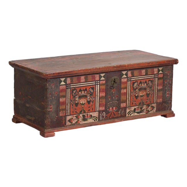 Tyrolean Bench-Trunk by Amaru, 1906 For Sale