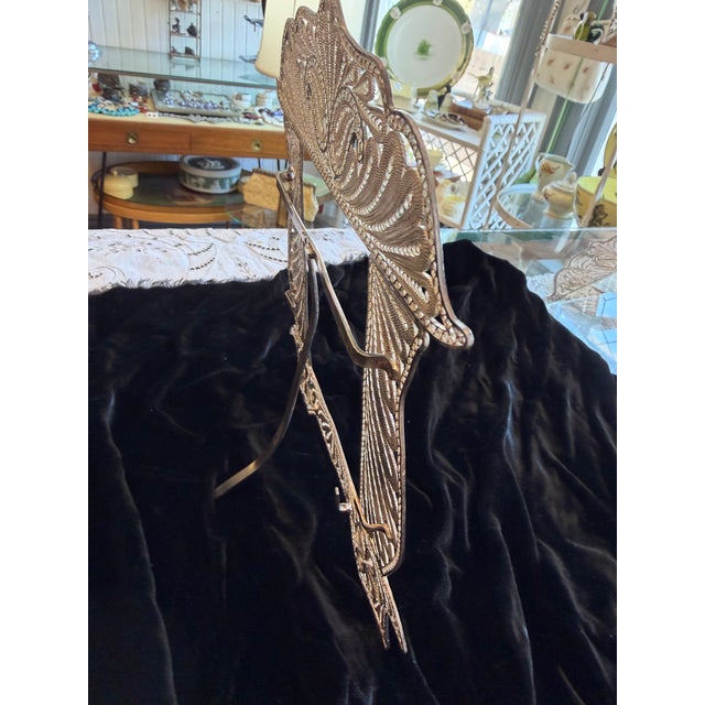 Vintage Persian Silver Filigree Wedding Frame For Sale - Image 9 of 13