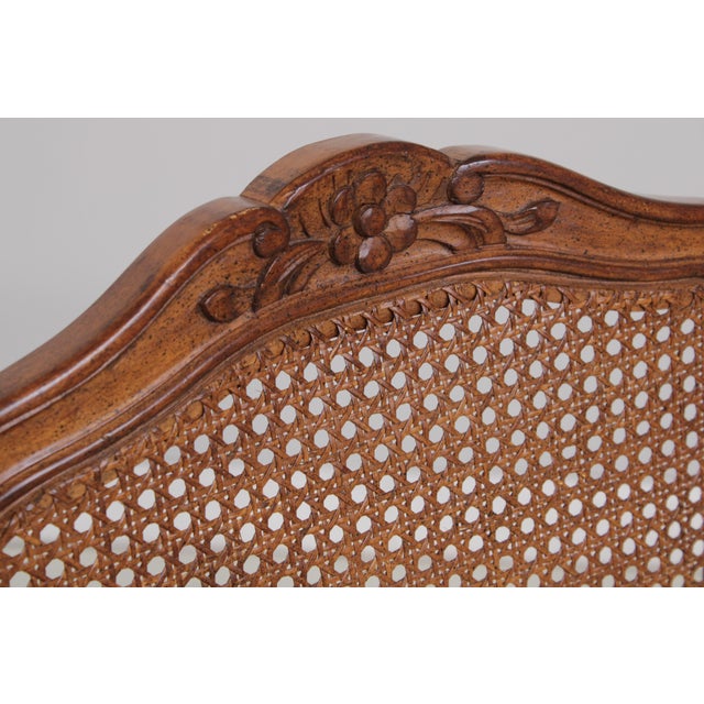 Set of 8 Auffray & Co French Style Cane Back Dining Chairs For Sale - Image 14 of 18