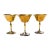 Vintage Leonard Epns Two-Tone Silverplate & Goblets Goblets - Set. Of 3 For Sale