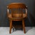 Antique Solid Quarter-Sawn Oak Banker's Chairs c.1934 For Sale - Image 14 of 18
