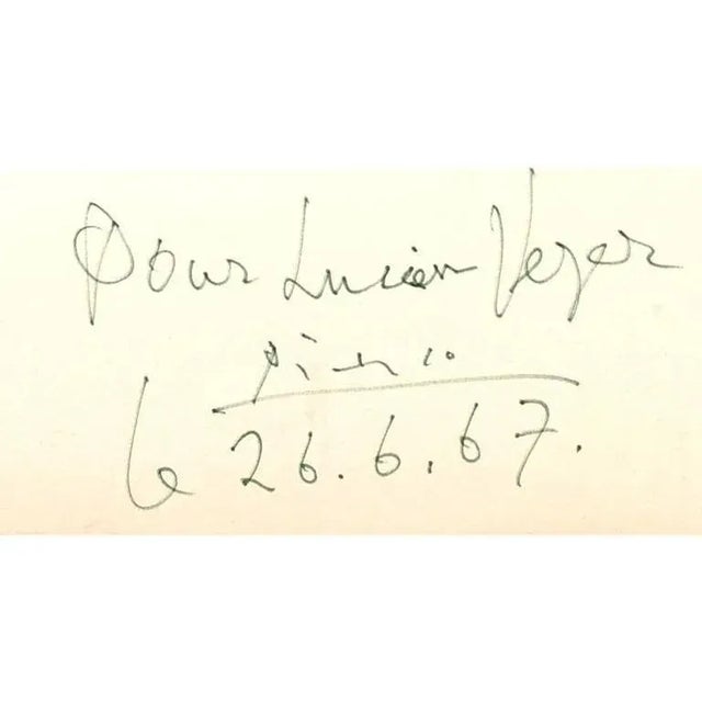 After Pablo Picasso 1881 - 1973 The Dwarf Dancer (Barcelona Series) - 1966 Framed Offset Color lithograph signed, dated...