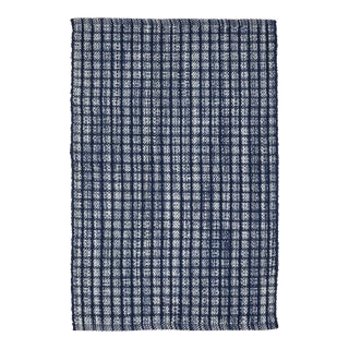 Dash & Albert by Annie Selke Coco Blue Indoor/Outdoor Rug, 2' x 3' For Sale