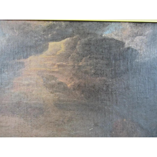 Original Claude Vernet 1773 a Shipwreck in Stormy Seas Oil on Canvas With Coa For Sale - Image 9 of 18