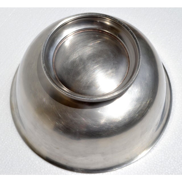 Mid 20th Century Art Deco Fisher Silversmiths Company Silver Plate Bowl Paul Revere For Sale - Image 12 of 16