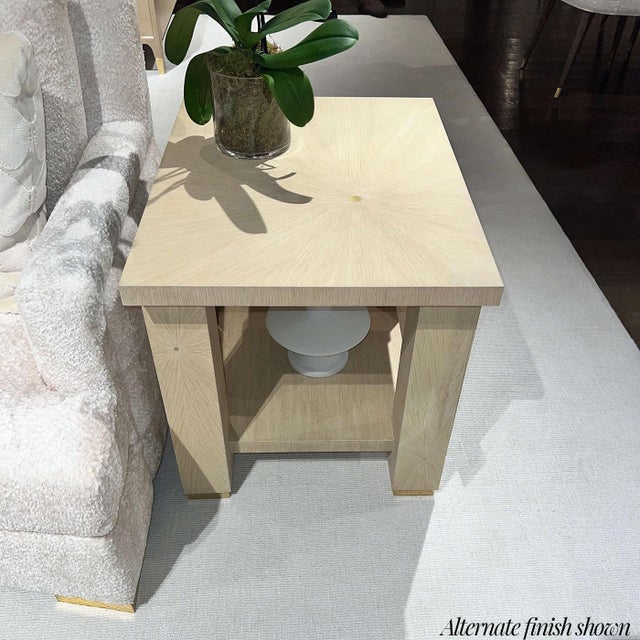 2020s Hollywood Regency Minimalist End Table For Sale - Image 5 of 5