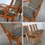 1995 Biedermeier Neoclassic Revival & Empire Style Thomasville Grand Classics Maple Dining Chairs Black & Taupe Stripe Set of 8 For Sale - Image 11 of 12