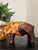 Vintage Hand-Carved Wood Pig Folk Art Sculpture For Sale - Image 10 of 10