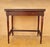 English Oak Games Table with Green Felt Top, 1930s For Sale - Image 6 of 7