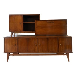 MCM Vintage Modular Credenza Wall Unit For Sale