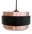 Saturn Pendant Lamp in Copper and Black Metal by Jo Hammerborg for Fog & Mørup, 1960s For Sale