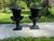 Late 20th Century Cast Iron Haddo House Urns - A Pair For Sale In Philadelphia - Image 6 of 13