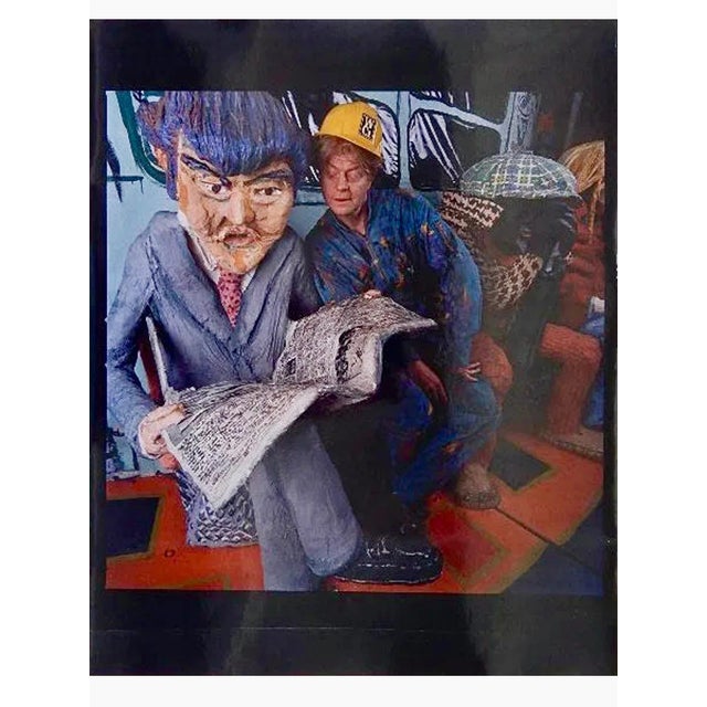 Blue Abe Frajndlich, 1986 Red Grooms & Sculpture Vintage C-Print Photograph Abe Frajndlich Colo Photo, 1986 For Sale - Image 8 of 9
