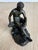 Mid 20th Century Grand Tour Style Bronze Seated Hermes (Mercury at Rest) Sculpture For Sale - Image 9 of 10
