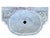 Banswara White Marble Wall-Mounted Sink With Carved Detail For Sale - Image 6 of 6