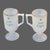 Late 20th Century Vintage Milk Glass Painted Shamrocks Gilded Rim Irish Coffee Mugs - Pair For Sale - Image 5 of 7