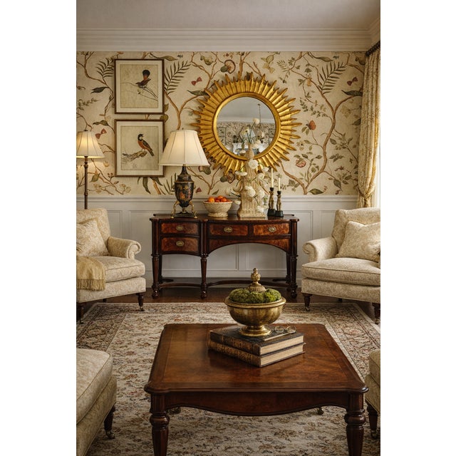 Chinoiserie Large English Chinoiserie Toleware Urn Table Lamp — Black & Gold Lacquer For Sale - Image 3 of 12