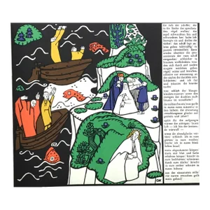 1968 Oskar Kokoschka Lithograph 3 the Calls of the Skipper
