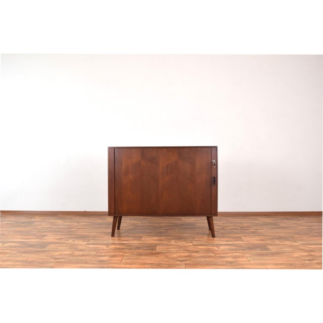 Mid-Century Danish Teak Tambour Doors Sideboard, 1960s For Sale - Image 11 of 11