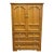 Thomasville Furniture Homecoming Collection Solid Oak Rustic Country Style 42" Door Chest 43811-340 For Sale