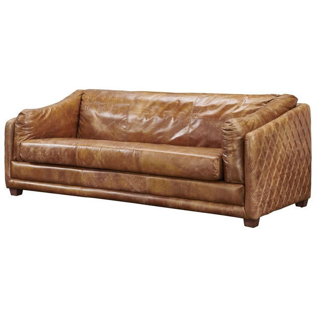 "Southern comfort comes together in the Waco Rustic Modern leather living room seating collection. Relax into the plush...