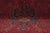 1970s 1970s Vintage Persian Handmade Wool 10x13 Red Area Rug For Sale - Image 5 of 11