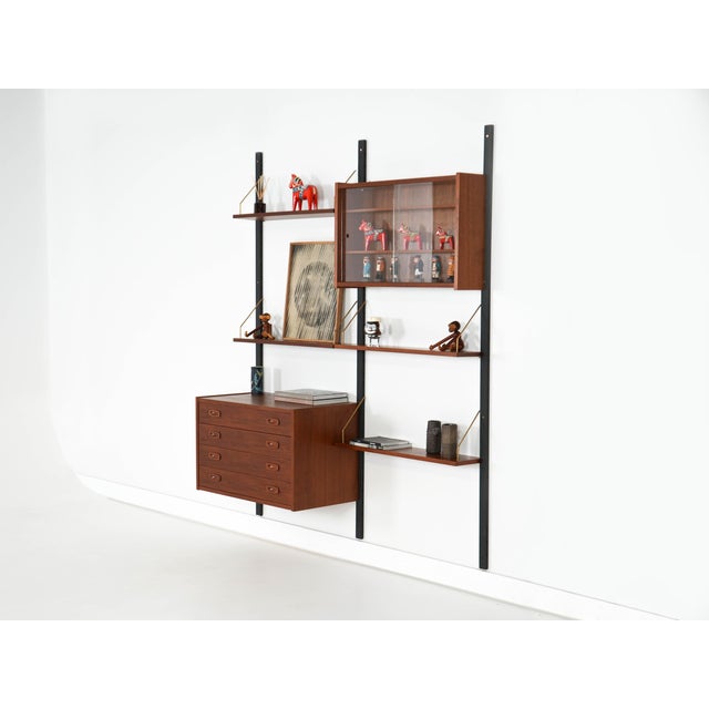 Danish Teak PS System Wall Unit from Randers Møbelfabrik, 1960s For Sale - Image 3 of 18