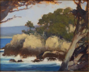 Point Lobos, California Brian Blood Plein Air Oil Painting