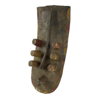 Early 20th Century Grebo Mask with Tubular Eyes For Sale