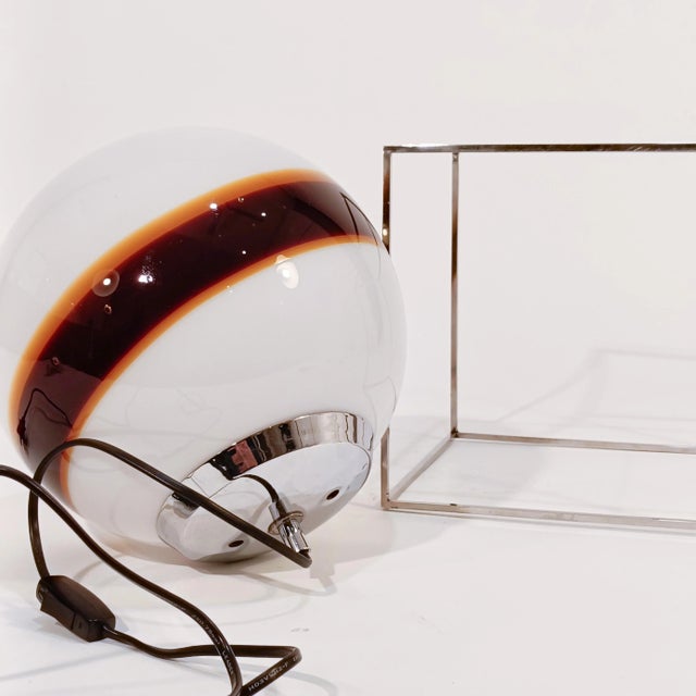 Sculptural Murano Glass Table or Floor Lamp from Venini, 1970s For Sale - Image 11 of 16