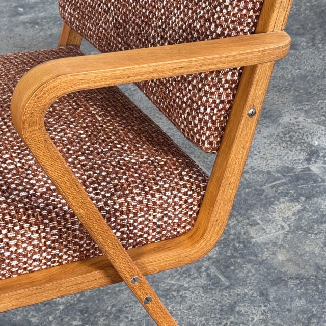 This mid-century easy chair is a masterful design by the renowned bauhaus-trained architect selman selmanagić, originally...