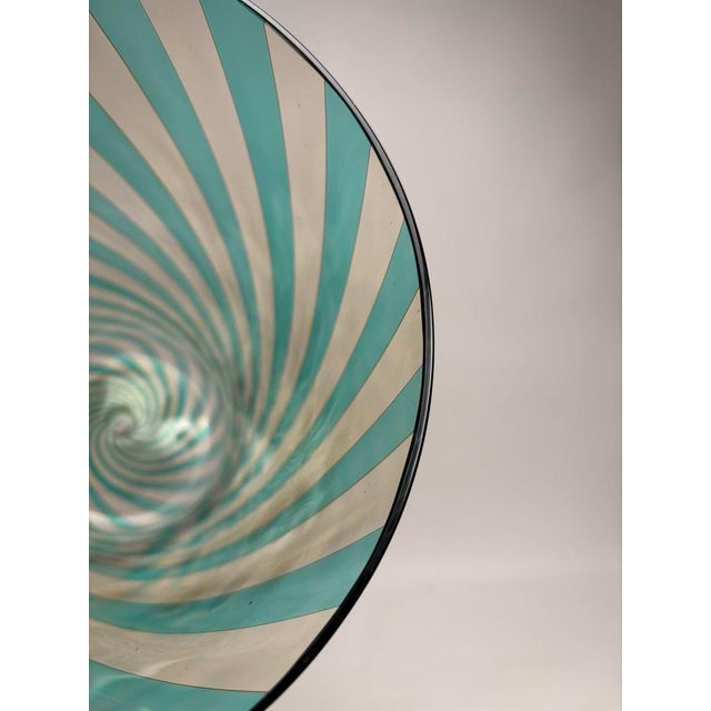 Glass Murano Glass Vase by VeArt for Venini, Italy, 1982 For Sale - Image 7 of 10