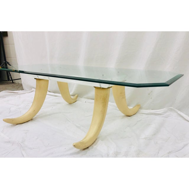 Charles Hollis Jones Vintage Tusk Coffee Table For Sale - Image 4 of 13