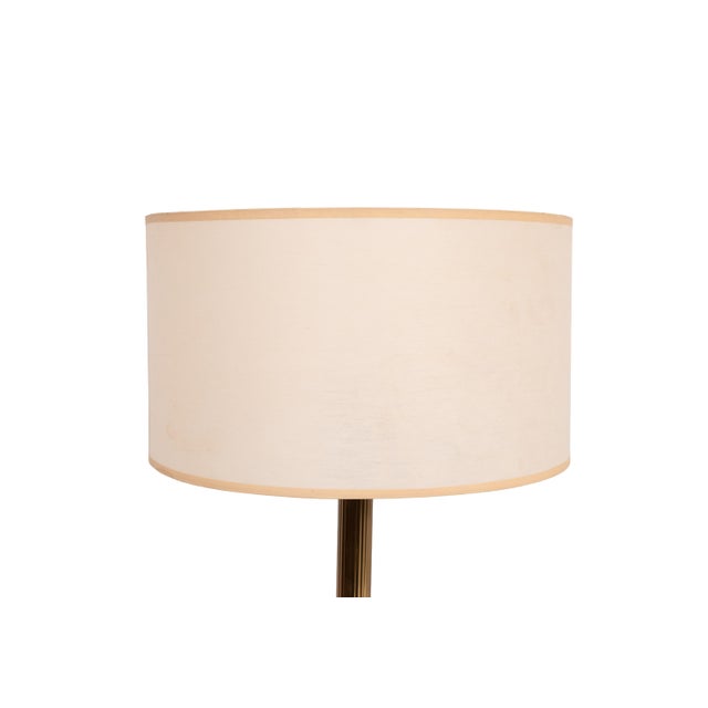 1960s Red Stich Leather Table Lamps by Jacques Adnet, France, 1960s, Set of 2 For Sale - Image 5 of 9