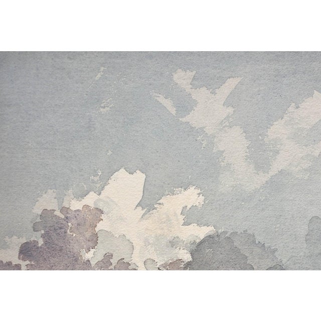 Rowland Hilder, The First Winter Snow on a Kentish Farm, 1970s, Watercolour For Sale - Image 6 of 18