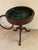 1930’s Mahogany Pedestal Felt Lined Lift Top Showcase Side Table by the Bombay Company For Sale In Chicago - Image 6 of 11