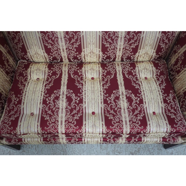 Kittinger Colonial Williamsburg Wa - 1055 Mahogany Camelback Sofa Loveseat For Sale - Image 13 of 18