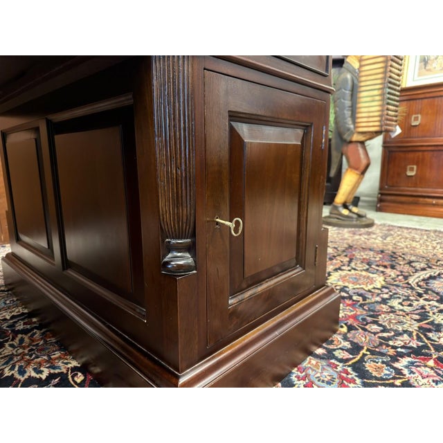 Vintage English Desk in Teak For Sale - Image 14 of 18