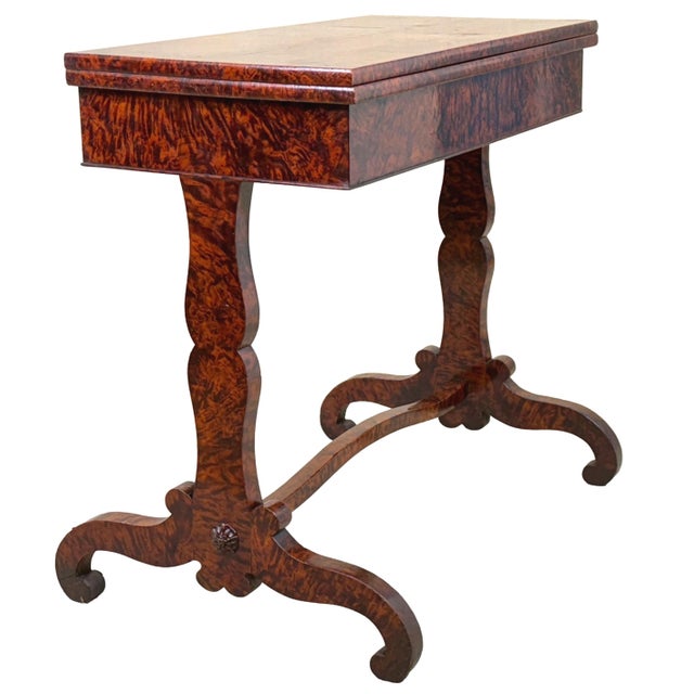 19th Century Thuya Wood Card Games Table, 1840 For Sale - Image 14 of 15