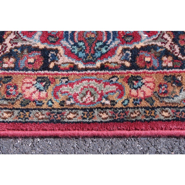 Karastan Medallion Multicolor Approx. 8’8” X 12’ Wool Rug For Sale - Image 12 of 16