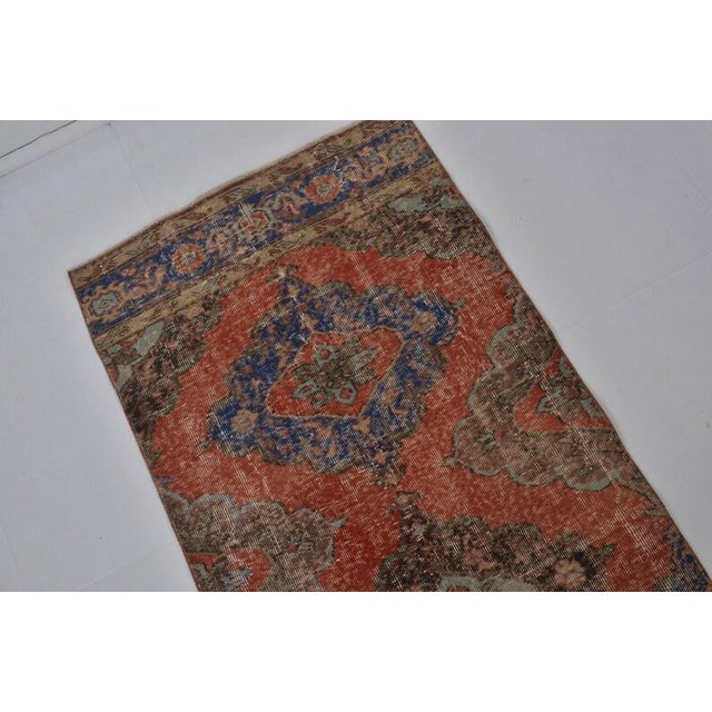Handmade wool carpet in Turkish Anatolia , Vintage Oushak Rug,Turkish Vintage Anatolian Rug, Handmade wool Rug . One Of...