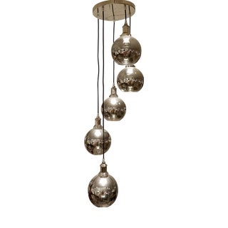 Modern Sculptural Hanging Lamp For Sale