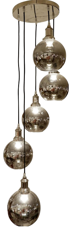Modern Sculptural Hanging Lamp