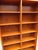 Vintage Danish Modern Teak Double Bookcase Bookshelf Mid Century Hundeved Style Display Shelf For Sale - Image 10 of 16