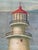 Paper Vintage Modernist Coastal Seascape With Lighthouse For Sale - Image 7 of 10