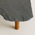 Mid 20th Century Vintage French Slate Top Coffee Table with Three Wooden Legs For Sale - Image 5 of 18