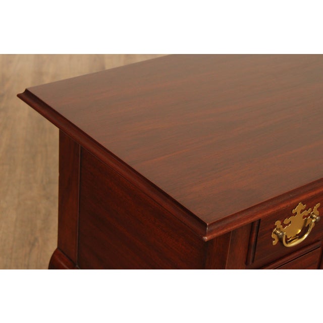 Brown Henkel Harris SPNEA Chippendale Style Mahogany Lowboy For Sale - Image 8 of 13