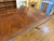 Traditional Multi-Banded Mahogany Double Pedestal Dining Table by Leighton Hall - Showroom Sample For Sale In Atlanta - Image 6 of 10